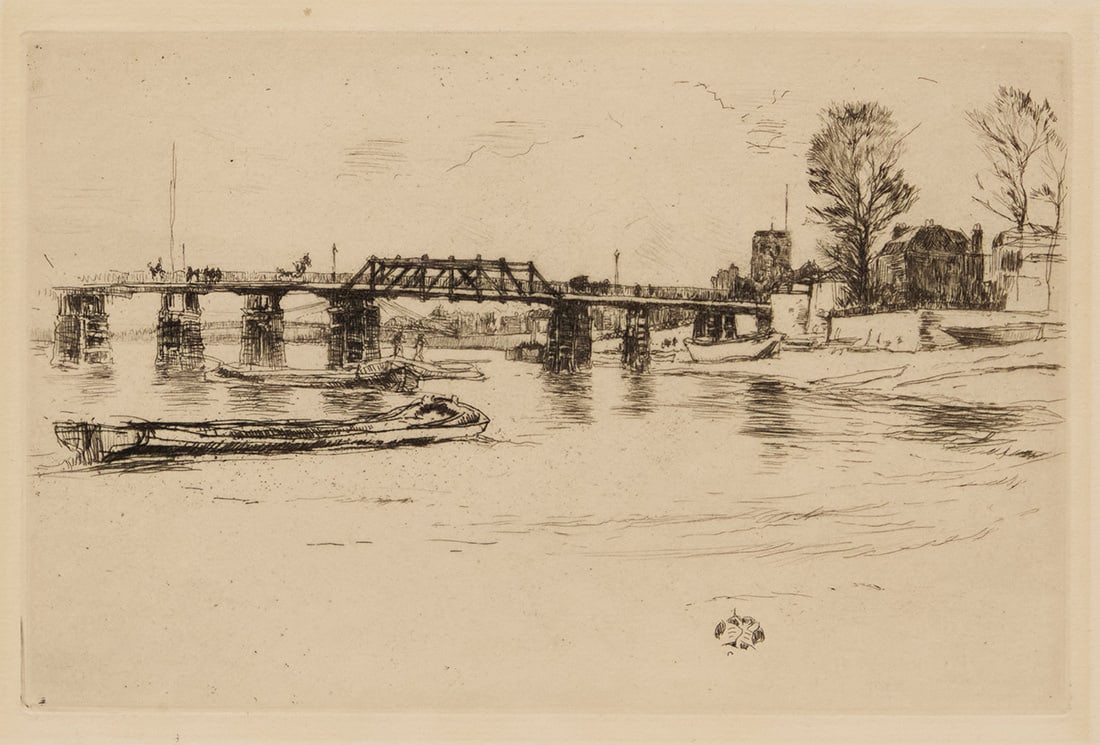 James McNeill Whistler (1834-1903), "Chelsea," 1878-79 (1 of 6)