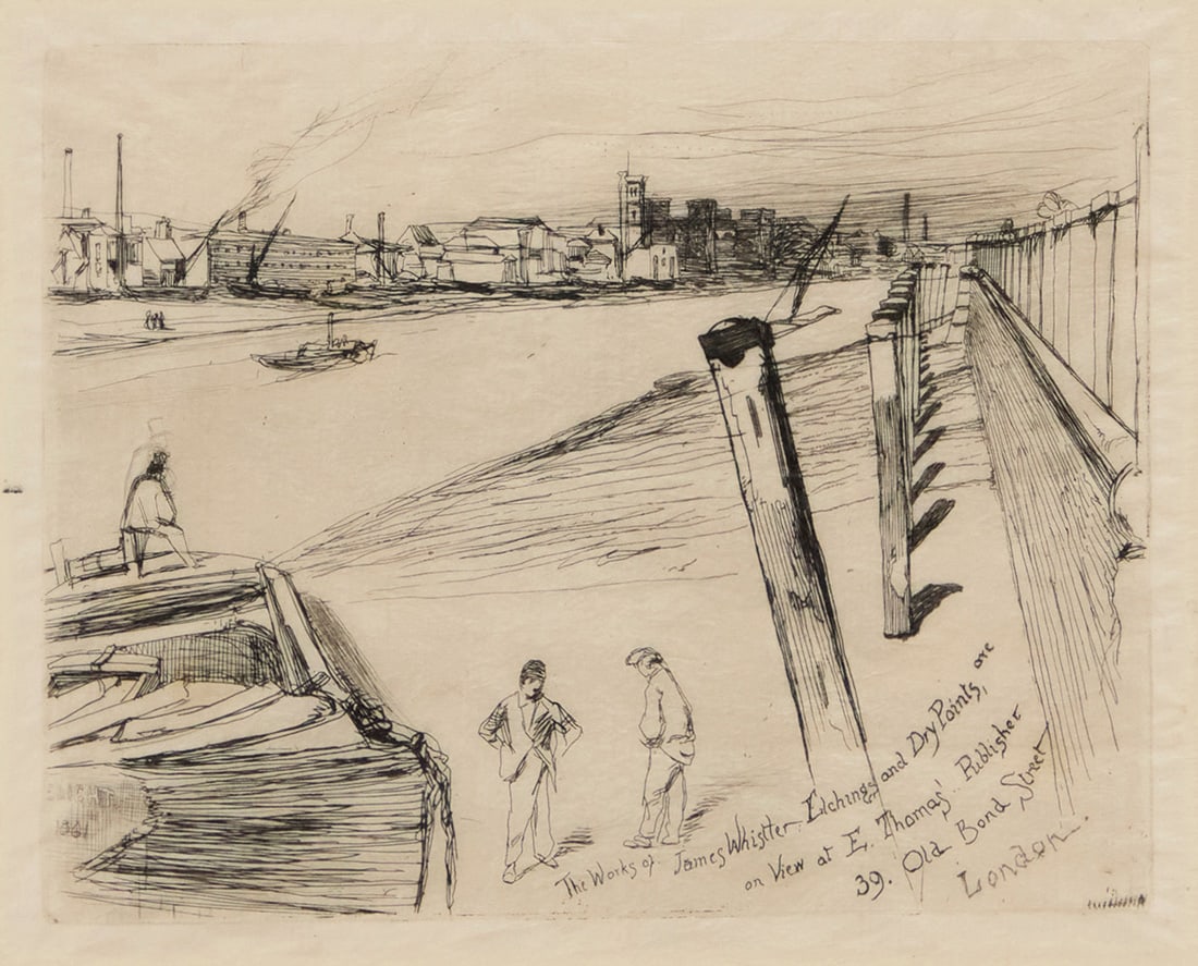 James McNeill Whistler (1834-1903), "Millbank," 1861 (1 of 5)