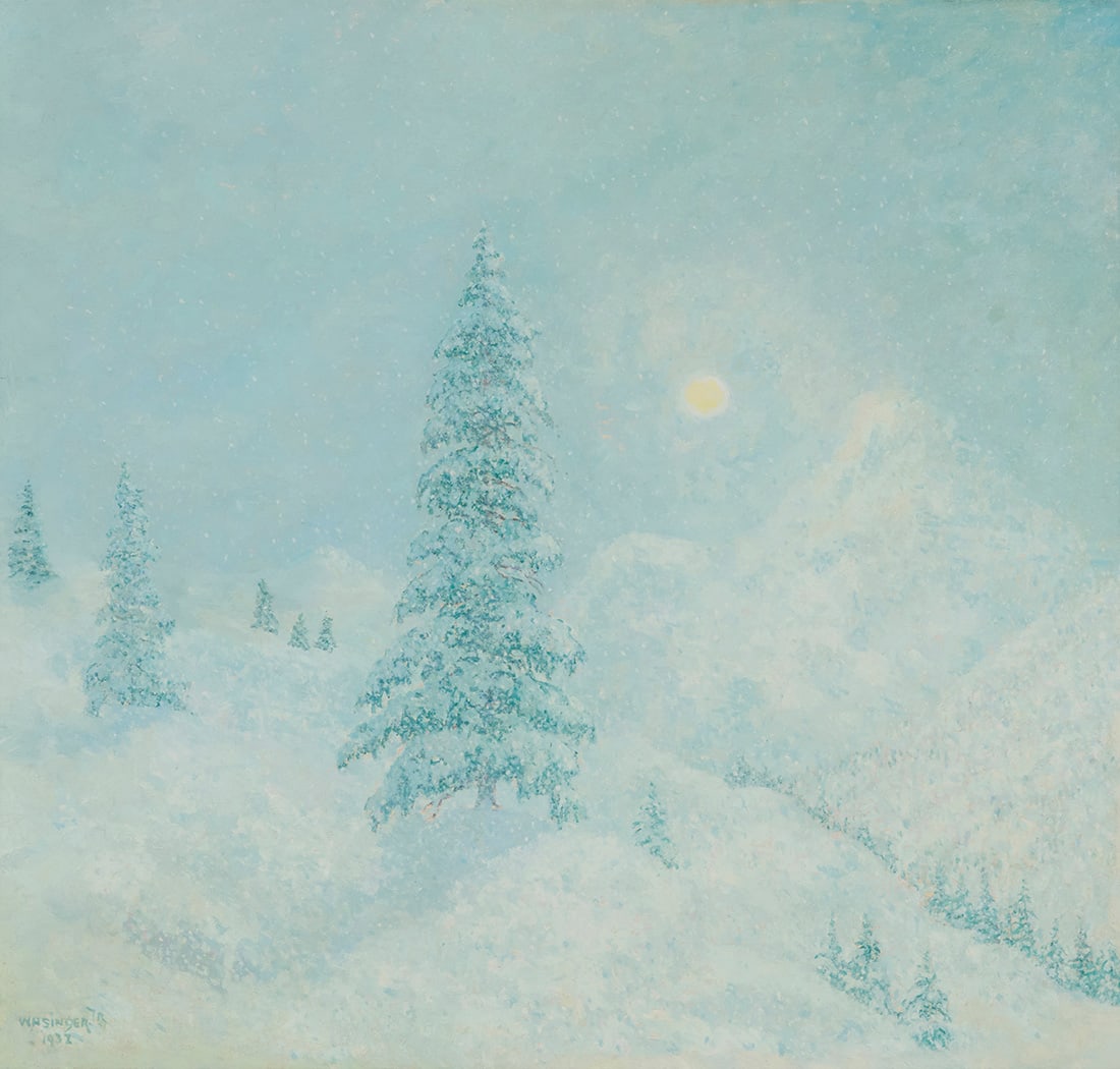 William Henry Singer Jr. (1868-1943), "Winter's Tender Sun," 1932 (1 of 8)