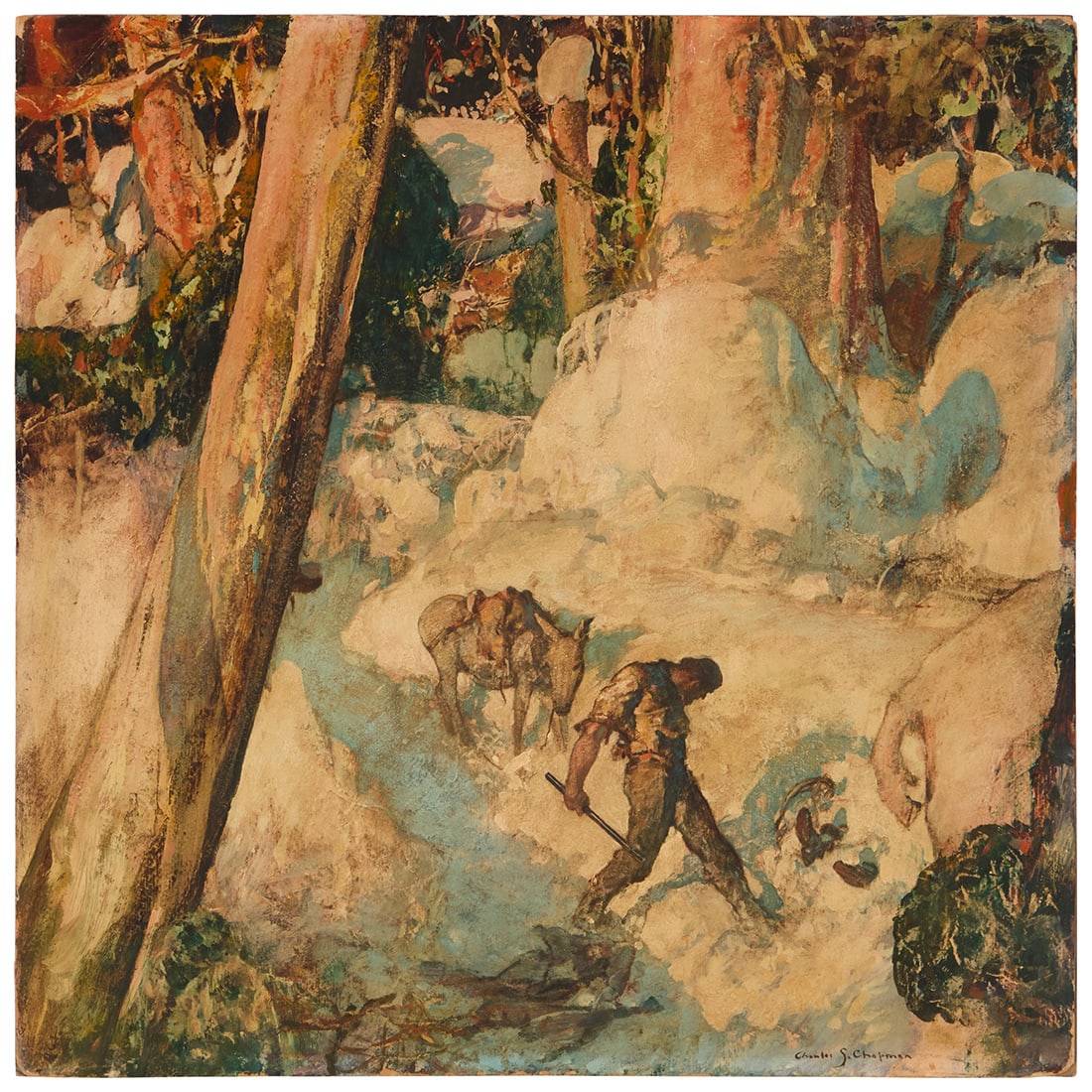 Charles Shepard Chapman (1879-1962), "Tappan's Burro," circa 1923 (1 of 8)