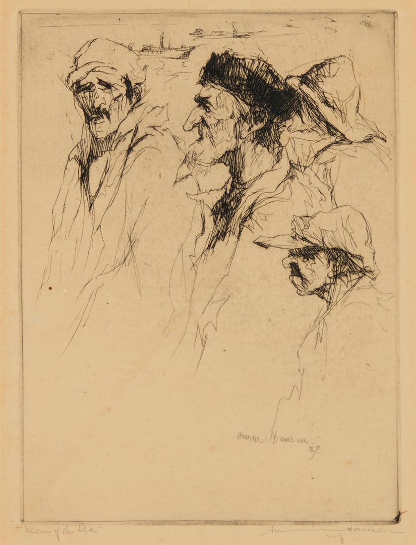 Armin Carl Hansen (1886-1957), "Men of the Sea," 1937 (1 of 6)