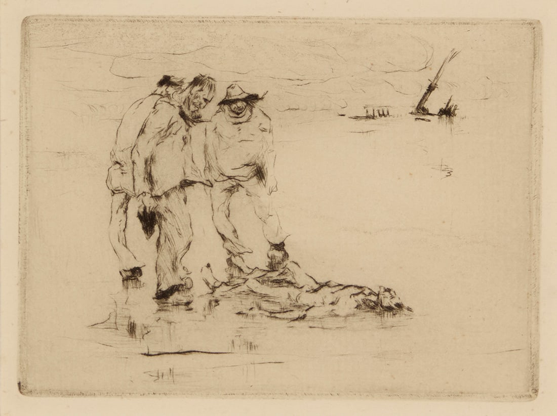 Armin Carl Hansen (1886-1957), "On the Shining Sand," 1933 (1 of 4)