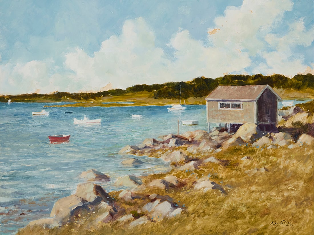 Ray George Ellis (1921-2013), Martha's Vineyard coastal scene, 1987 (1 of 5)