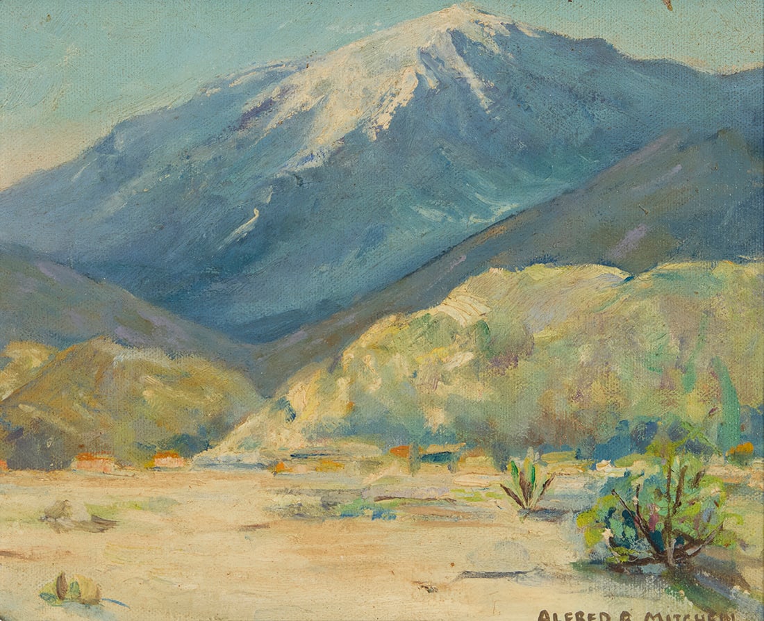 Alfred Richard Mitchell (1888-1972), Desert mountain (1 of 5)