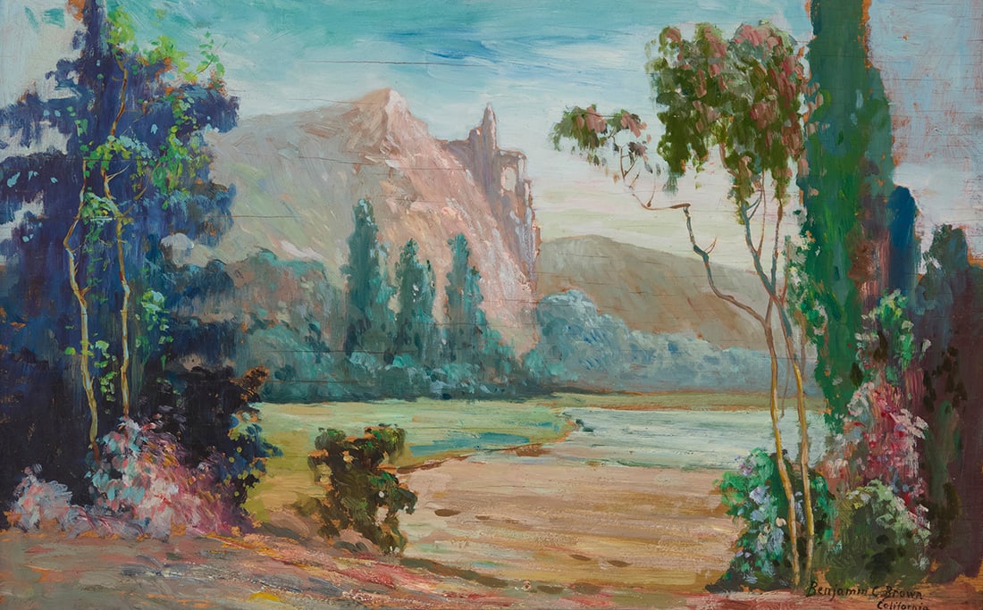 Benjamin Chambers Brown (1865-1942), "Sentinel Rock, Yosemite" (1 of 6)