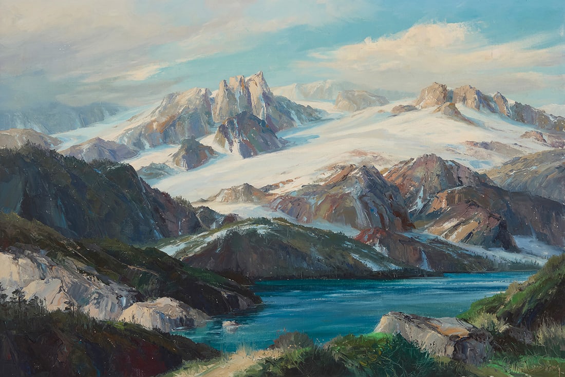 Bennett Schroeder Bradbury (1914-1991), "Sierra Lake" (1 of 7)