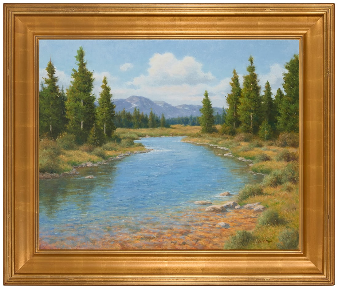 David Chapple (b. 1947), "Summer Stream" - 3