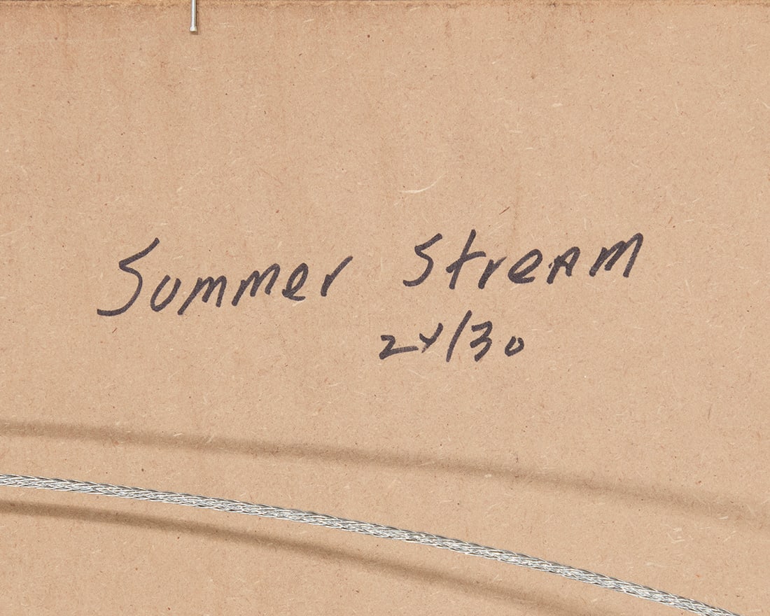 David Chapple (b. 1947), "Summer Stream" - 4