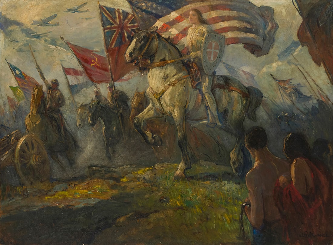William Ritschel (1864-1949), "The Crusade" (1 of 9)
