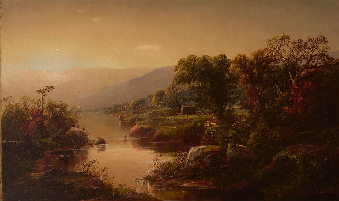 William Louis Sonntag Sr. (1822-1900), New England river landscape (1 of 6)
