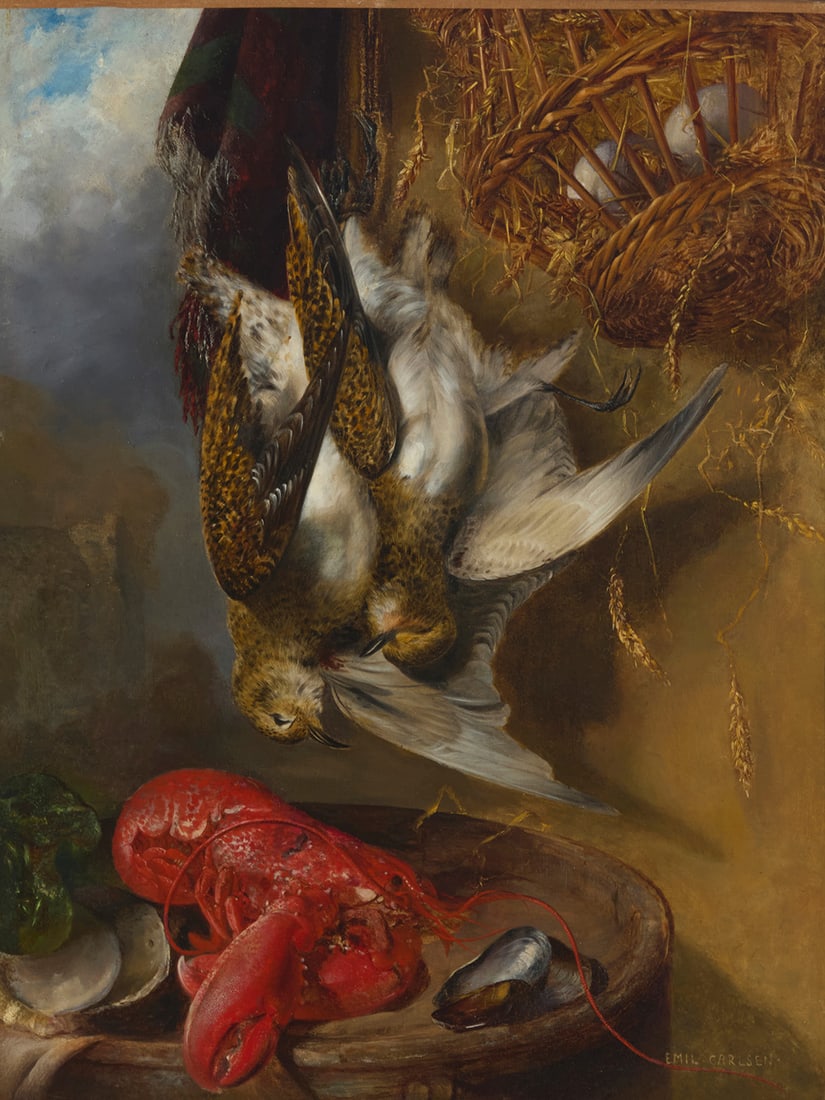 Emil Carlsen (1853-1932), Outdoorsman's haul (1 of 5)