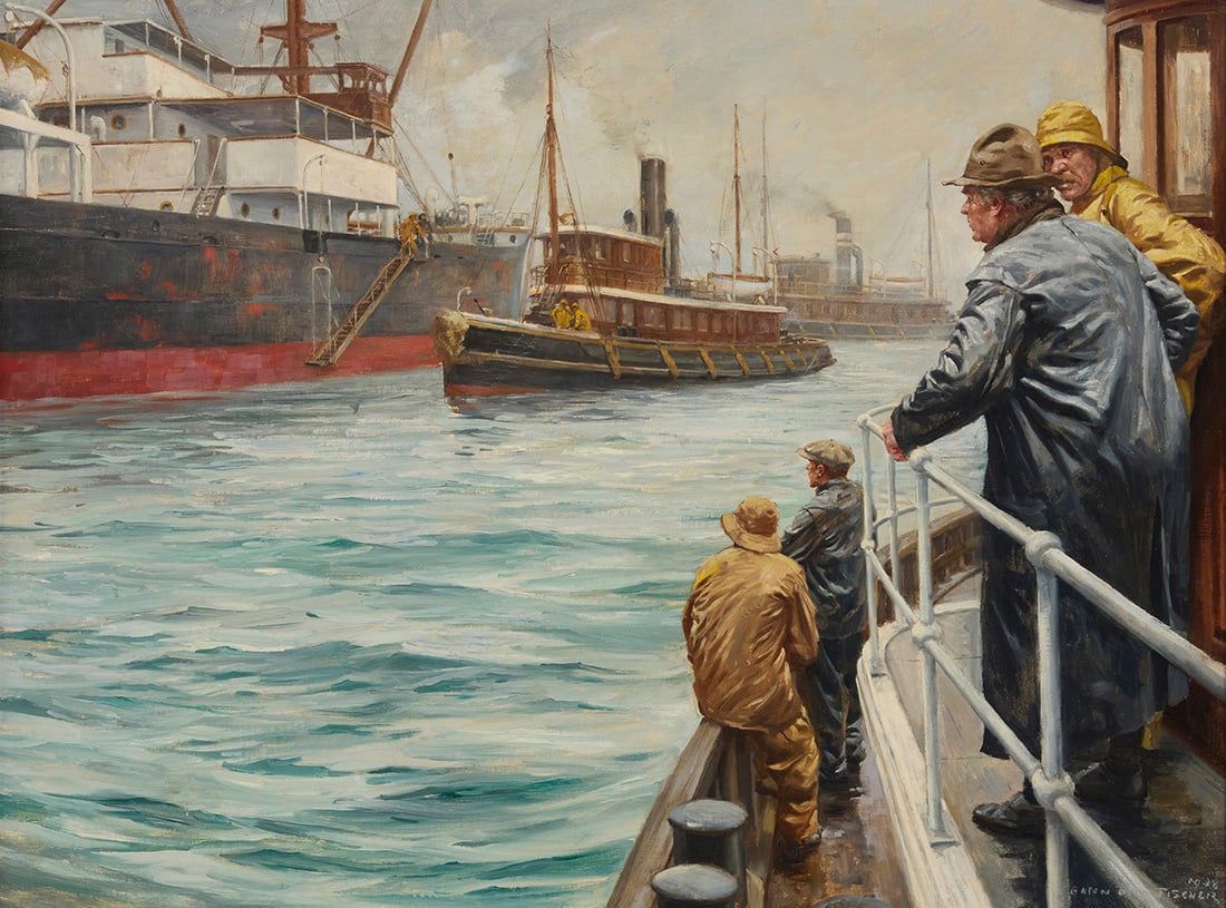 Anton Otto Fischer (1882-1962), "Tug Boat Annie," 1938 (1 of 6)