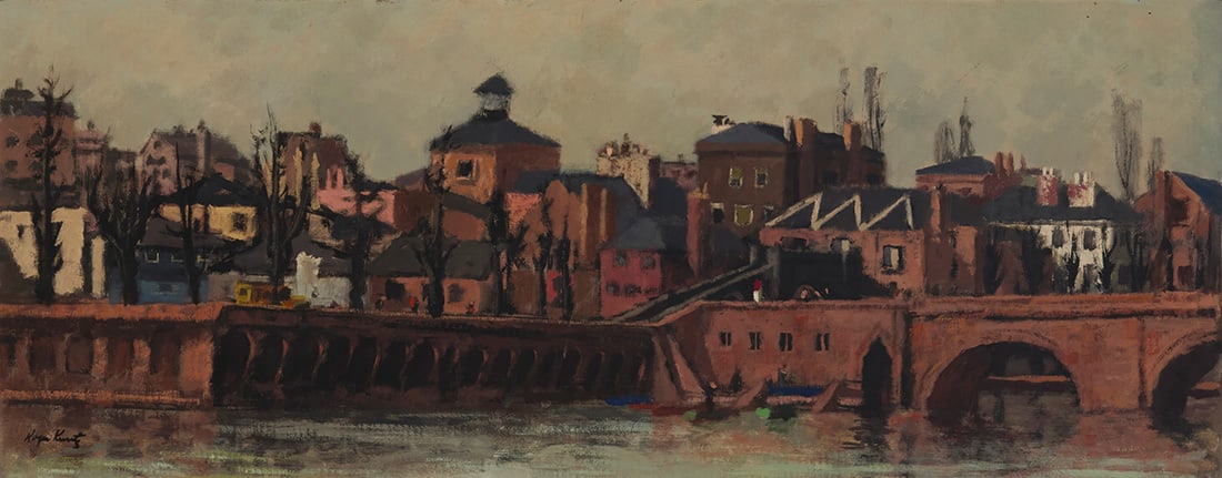 Roger Kuntz (1926-1975), European town (1 of 5)
