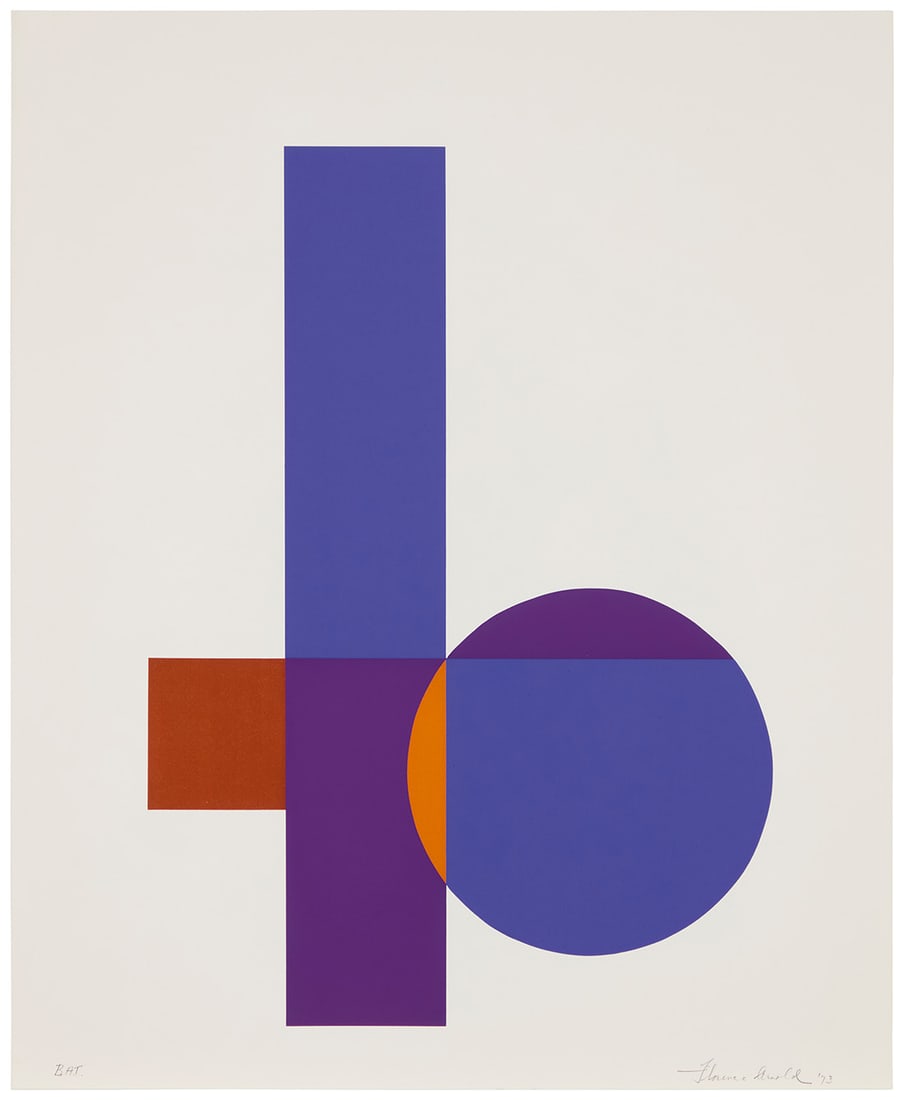 Florence Arnold (1900-1994), Geometric abstract, 1973 (1 of 7)