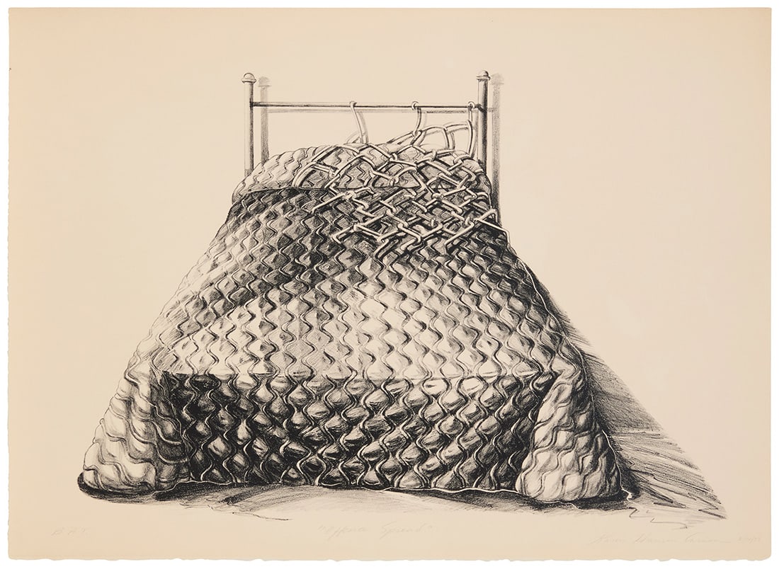 Karen Hansen Carson (b. 1943), "Offence Spread," 1973 (1 of 7)