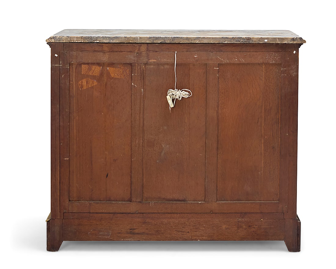 A Louis XV style gilt bronze mounted parquetry rosewood vitrine - 11