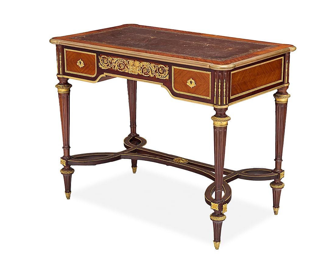A Louis XVI style mahogany table (1 of 8)