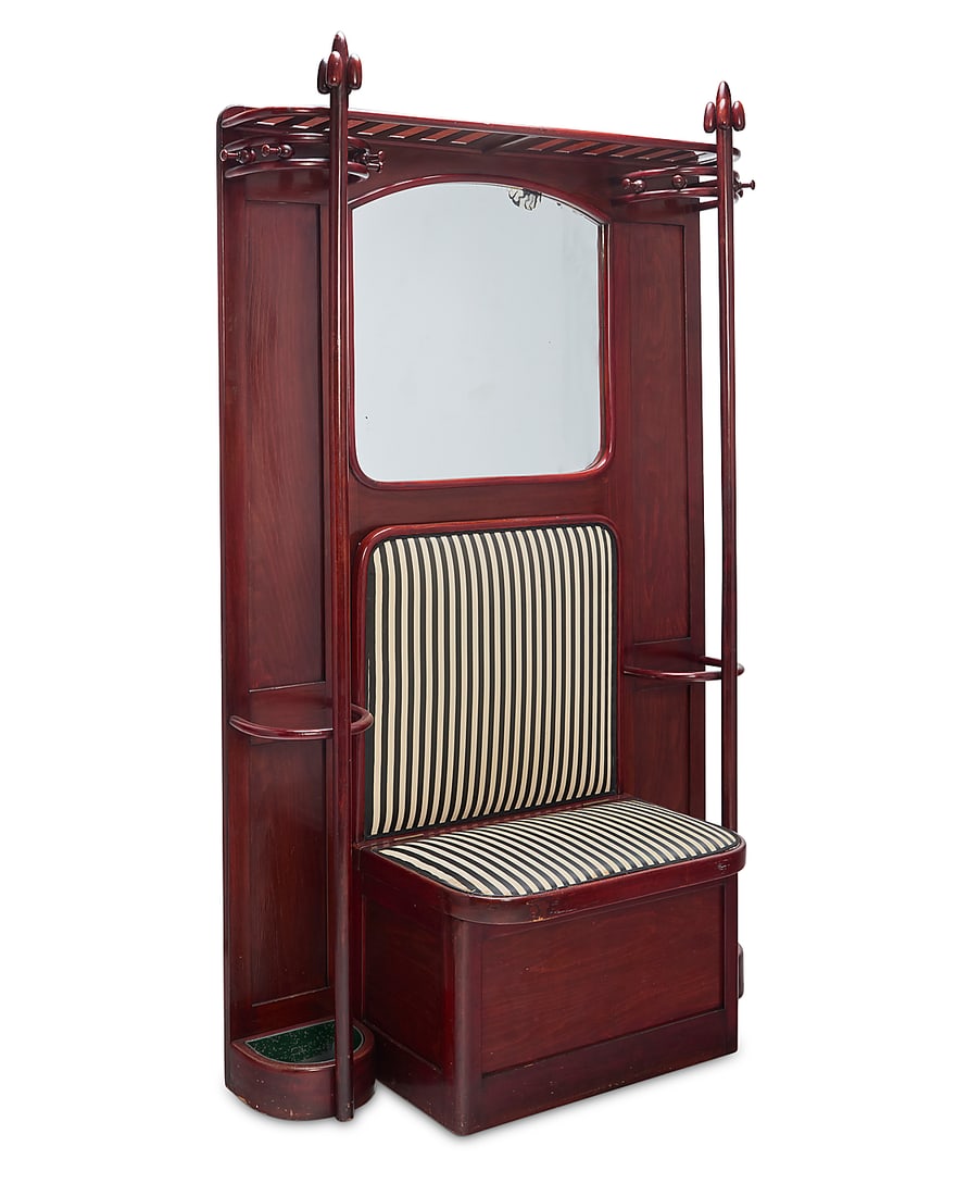 A Josef Hoffmann for J. & J. Kohn beechwood coat stand (1 of 8)