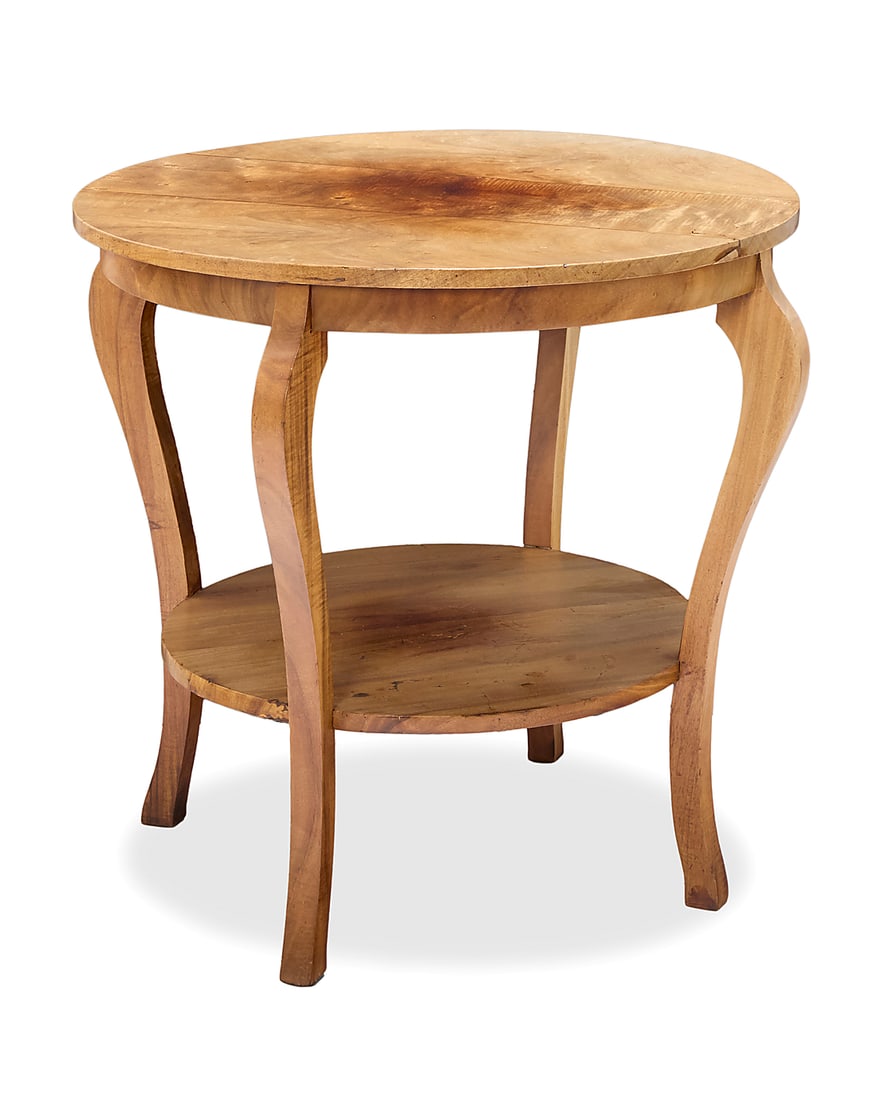 A Contemporary Koa wood side table (1 of 8)