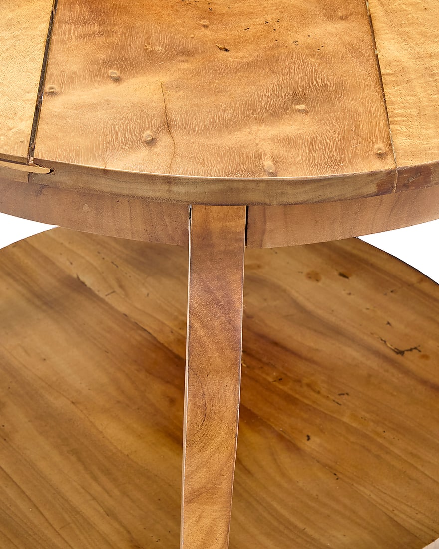 A Contemporary Koa wood side table - 5