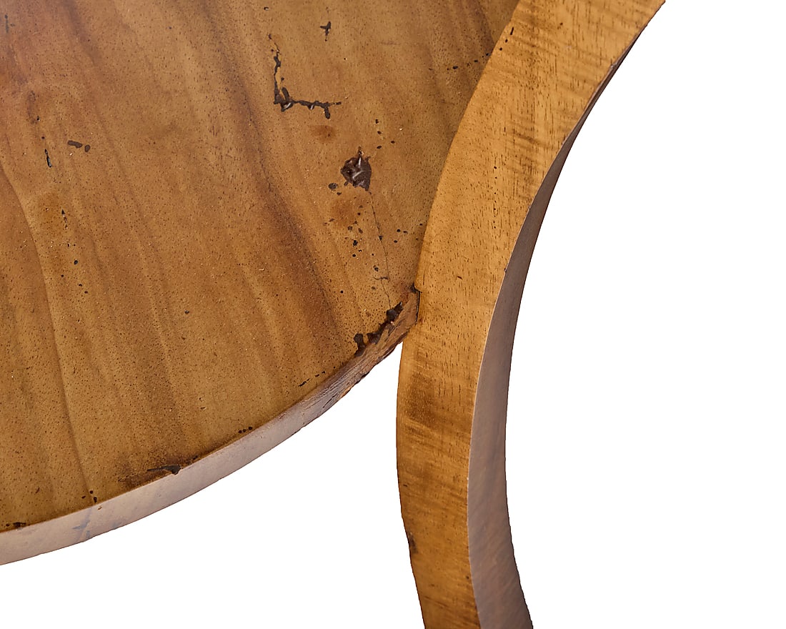 A Contemporary Koa wood side table - 7