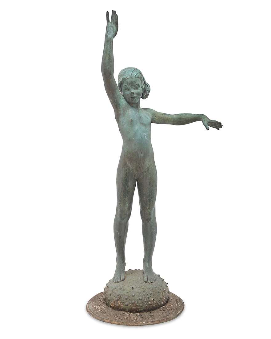 After Edward Berge (1876-1924), Sea Urchin fountain (1 of 6)