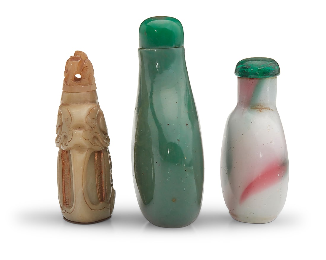 Three Chinese snuff bottles - 3