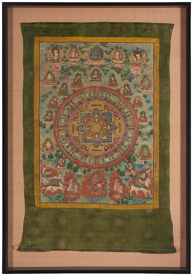 A Buddhist deity assembly mandala - 2