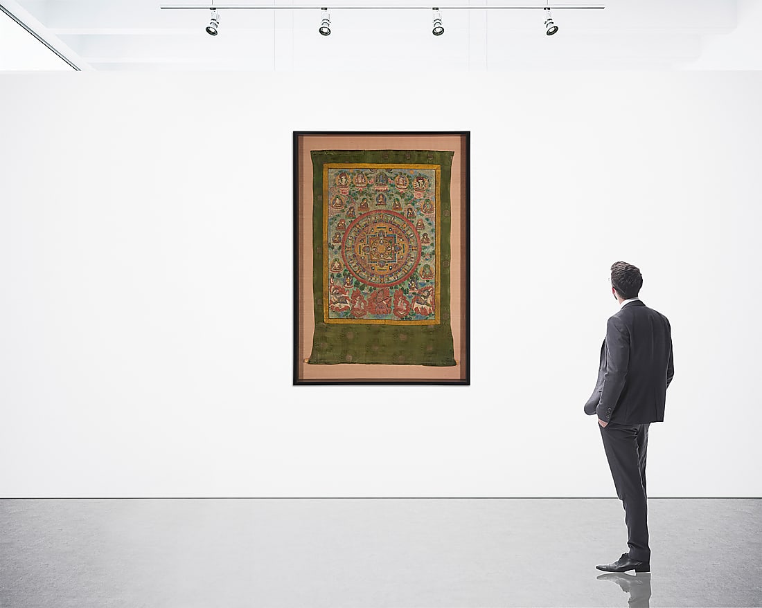 A Buddhist deity assembly mandala - 4