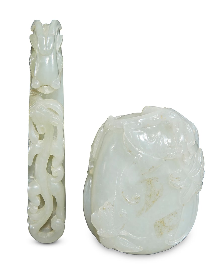 Two Chinese carved jade articles - 3