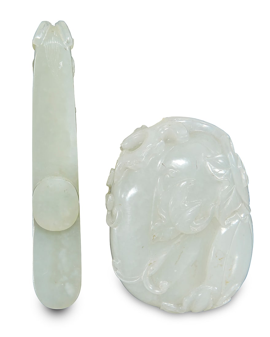 Two Chinese carved jade articles - 4