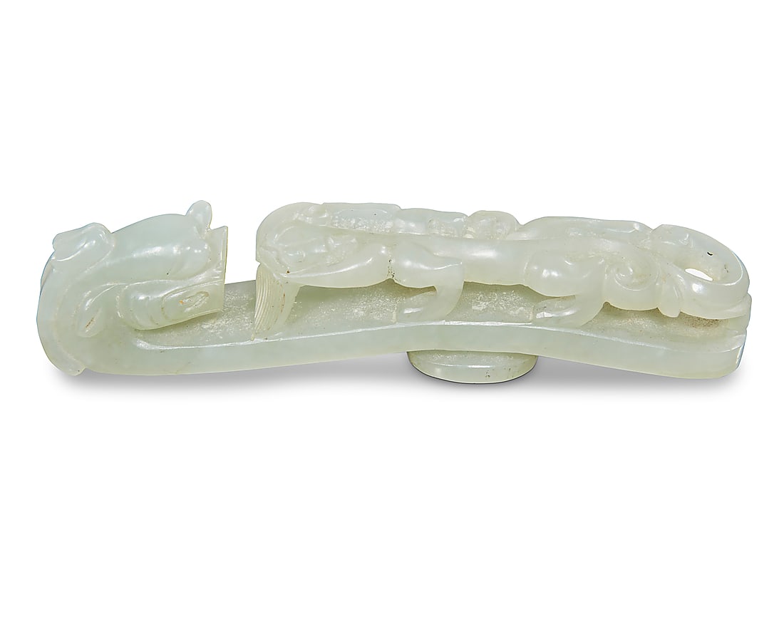 Two Chinese carved jade articles - 5