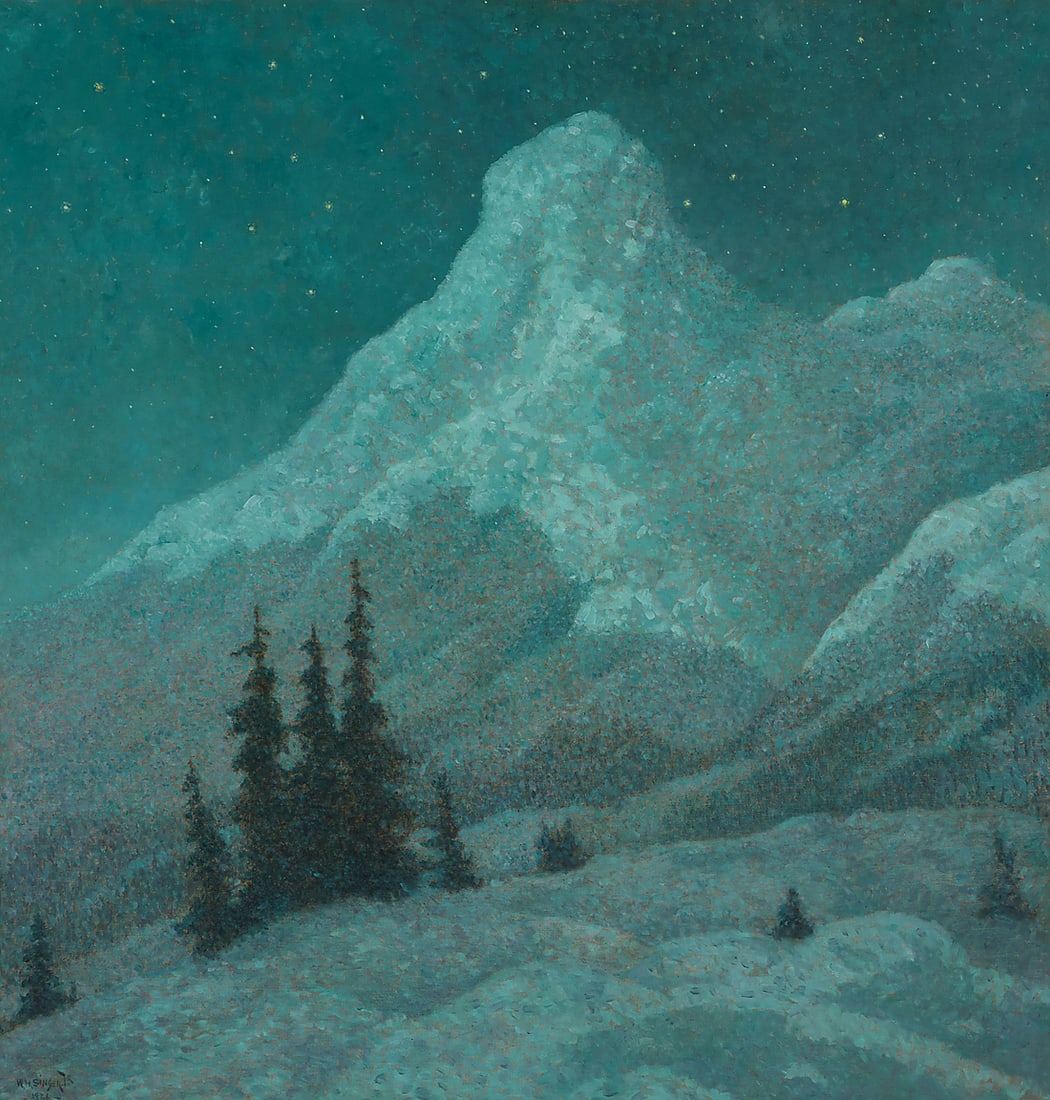 William Henry Singer Jr. (1868-1943), "A Winter Night" (Norway), 1926 (1 of 10)