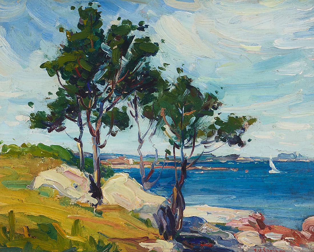 Varaldo Guiseppe (Joseph) Cariani (1891-1969), "Cedars" (1 of 7)
