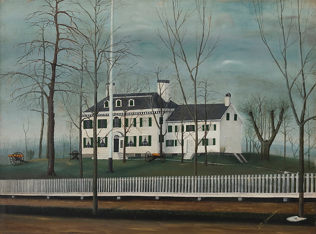 J.C. Snedaker (19th/early 20th Century), Colonial home, circa 1880 (1 of 5)