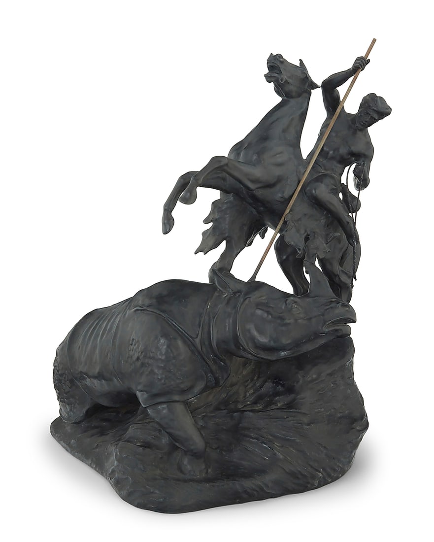 A Stellmacher Teplitz Amphora porcelain sculpture (1 of 6)