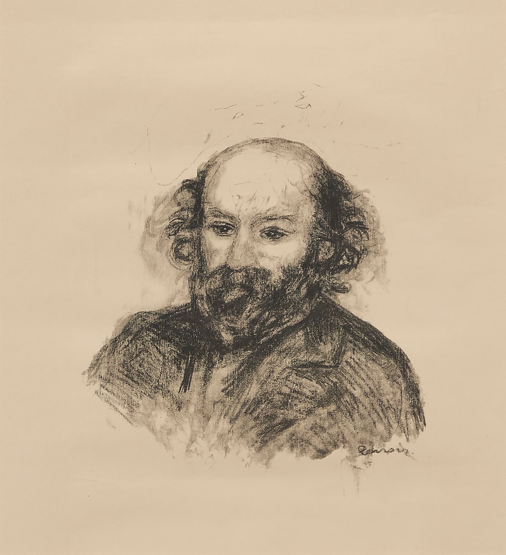 Pierre Auguste Renoir (1841-1919), "Paul CËzanne," circa 1902 (1 of 13)
