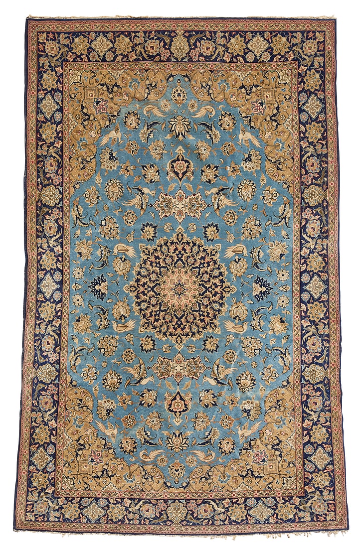 An Indo Persian Nain rug (1 of 3)