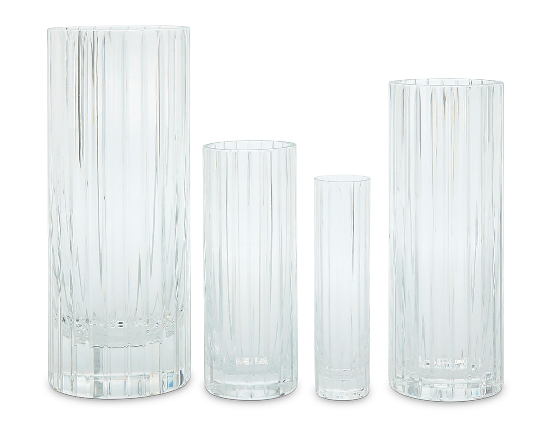 Four Baccarat glass 'Harmonie' vases (1 of 3)