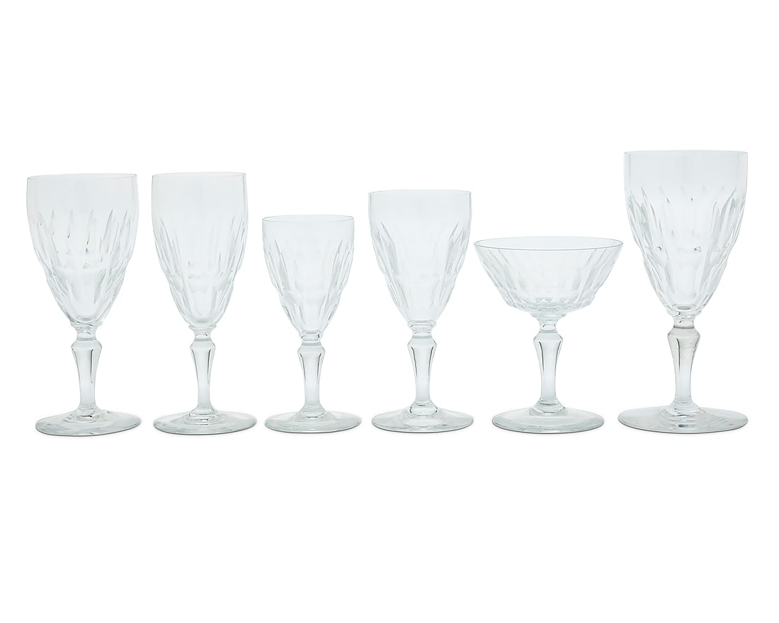 A Baccarat glass 'Auteuil' stemware service (1 of 3)