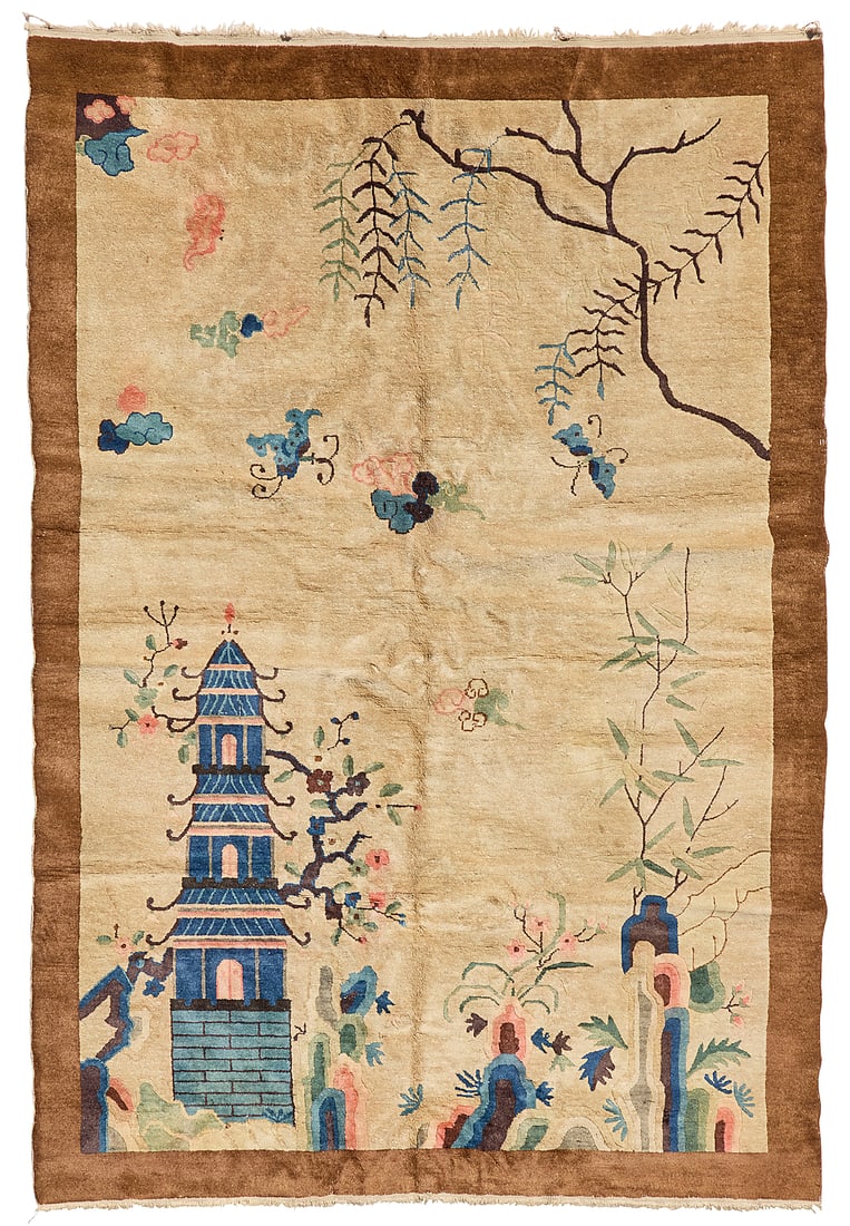 A Chinese pictorial rug (1 of 3)
