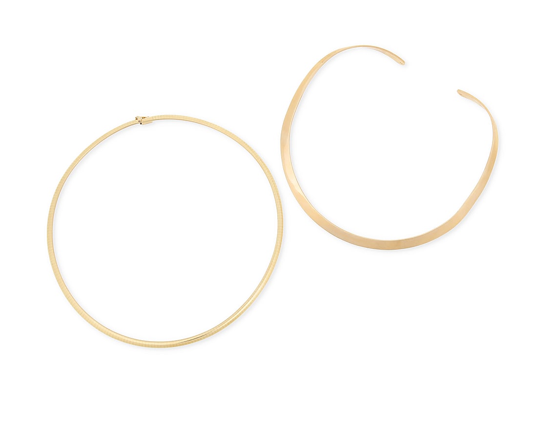 Two 14K gold Necklaces (1 of 2)
