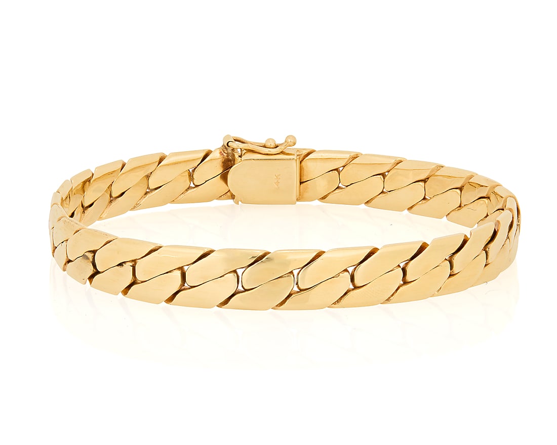A 14K Gold Bangle Bracelet (1 of 2)