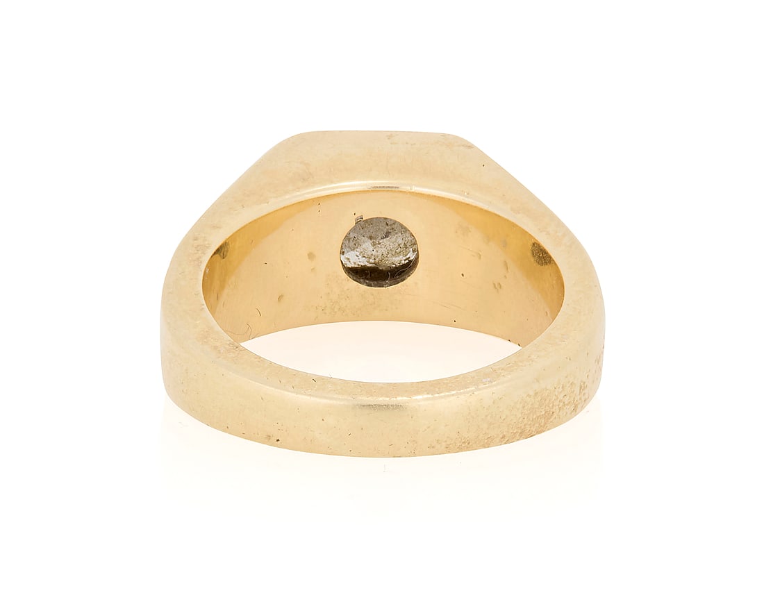 A 14K Gold and Diamond Ring - 2