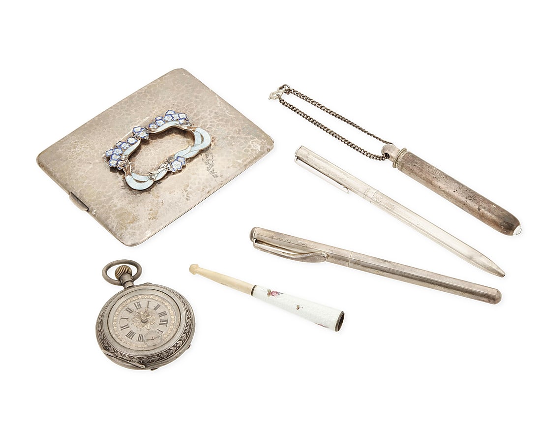 A Group of Sterling Silver Accessory Items including Tiffany & Co. (1 of 2)
