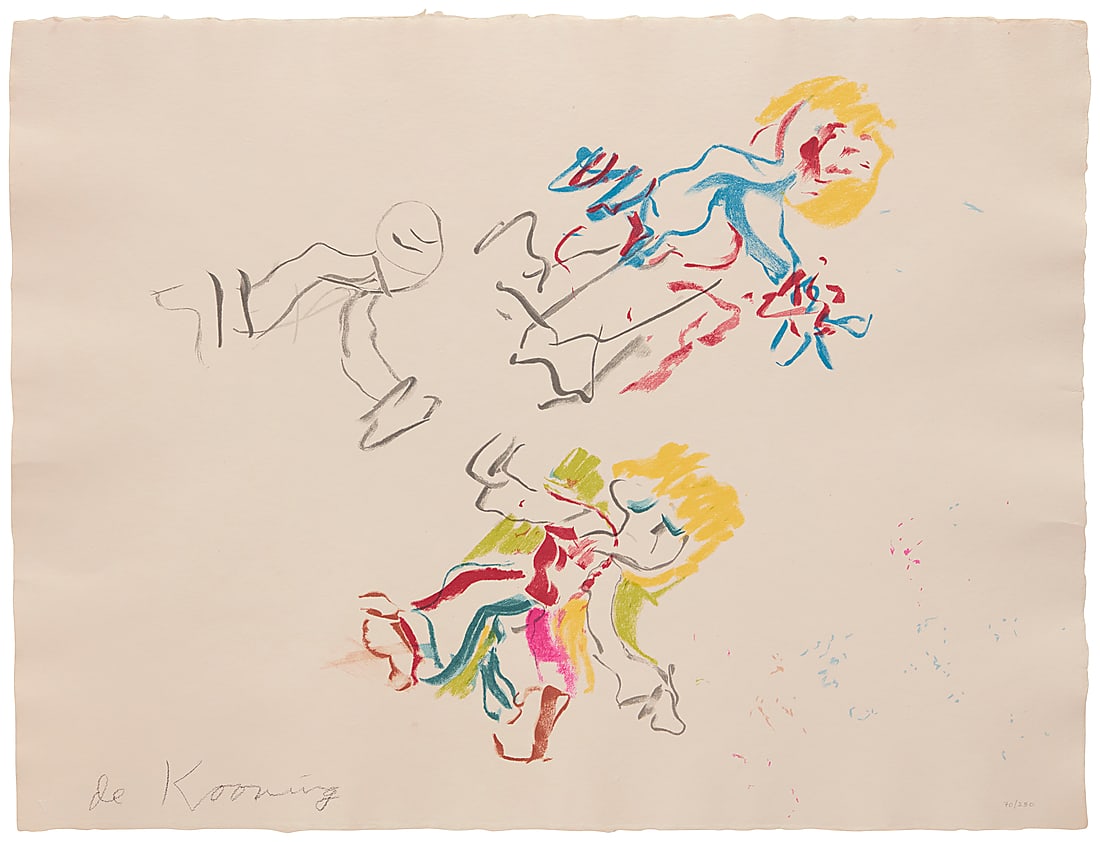 Willem De Kooning (1904-1997), "Composition for Lisa," 1984 (1 of 7)