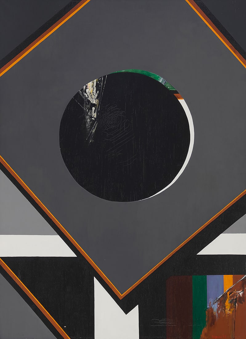 Budd Hopkins (1931-2011), "Balboa I," 1969: Budd Hopkins (1931-2011) "Balboa I," 1969 Oil on canvas Signed and dated lower right: Hopkins '69; titled by repute 52.25" H x 38" W Provenance: Property from the Anni & Arthur Lipper III Collection,