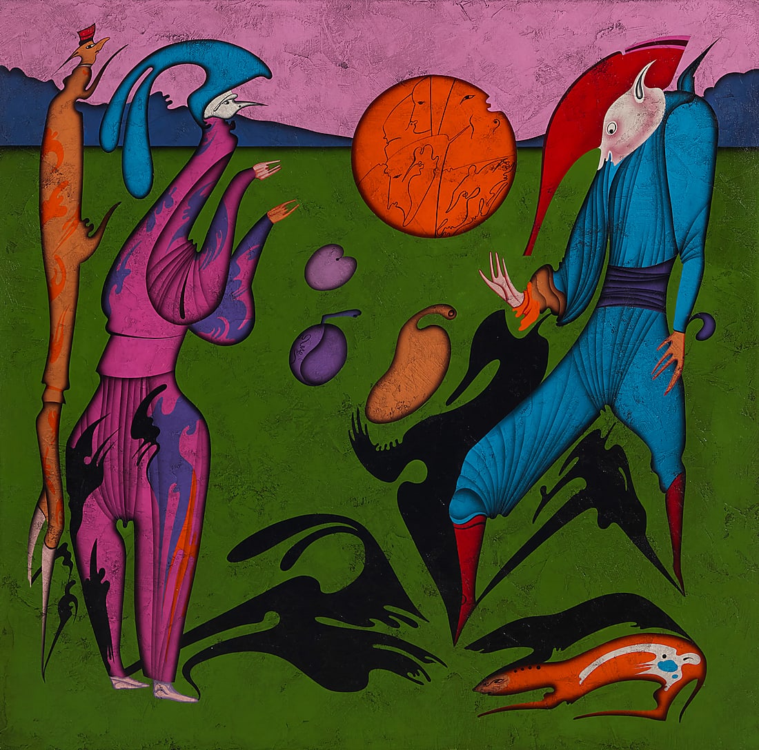 Mihail Chemiakin (b. 1943), "Carnival at St. Petersburg VIII" (1 of 5)