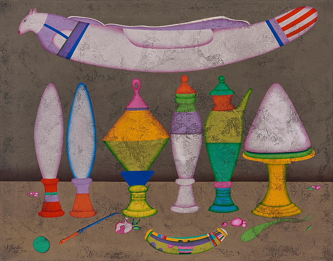 Mihail Chemiakin (b. 1943), "Still Life: Transformation Egyptian," 1979 (1 of 7)