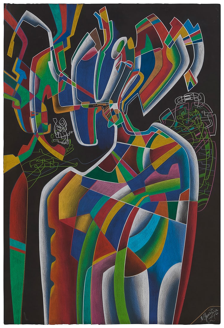 Mihail Chemiakin (b. 1943), "Metaphysical Bust I," 1991 (1 of 6)